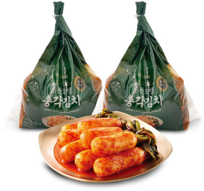 [신세계푸드(SHINSEGAE FOOD)] [피코크] 조선호텔 총각김치 3kg(1.5kg X 2팩), 3kg, 1세트