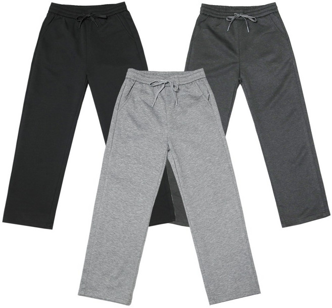 비비진 여성 일자 트레이닝 팬츠 밴딩 키작녀 츄리닝 바지 숏기장