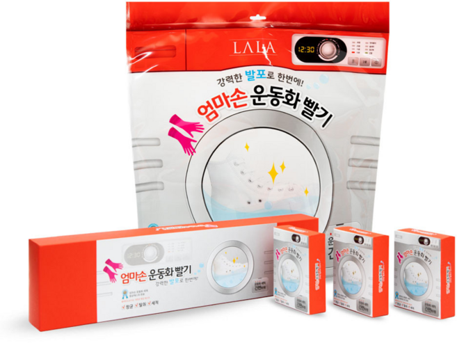 라라 로즈데이 20분만에 운동화 세탁 되는 엄마손 운동화빨래, 2세트