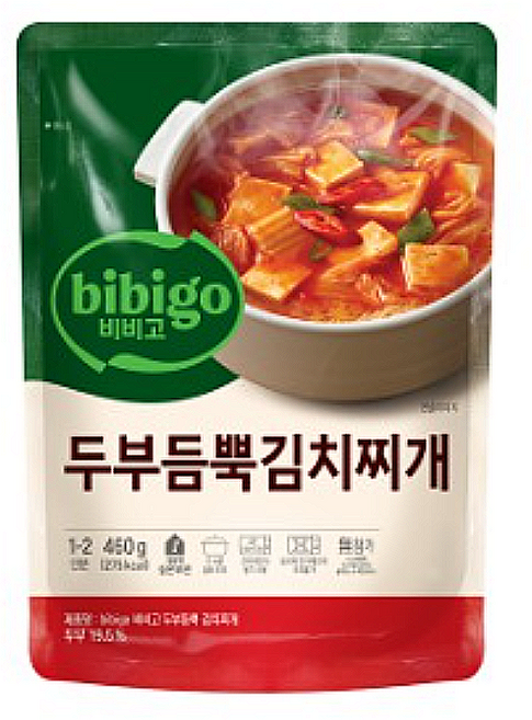 CJ 비비고 두부김치찌개 460g, 3개