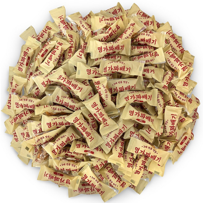 명가꽈배기 참깨맛 6.6g 120개