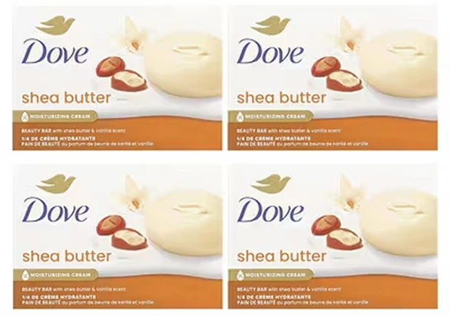 도브 2개X 뷰티 바 비누 시어버터 & 바닐라 2개입 각 106g(3.75oz), 106g - 쿠팡