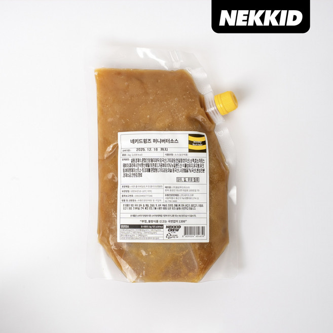 허니버터 소스 1kg (네키드윙즈), 1개