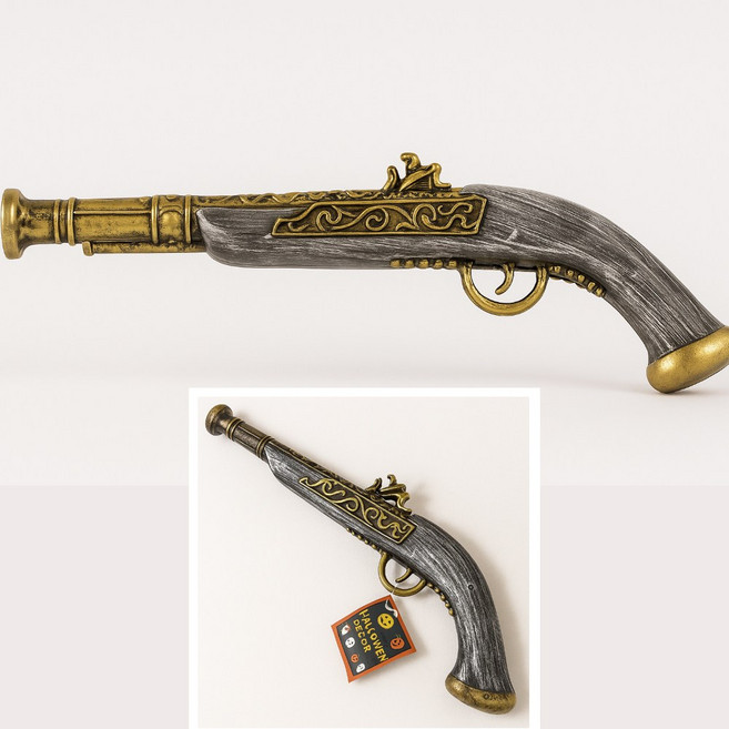 파리스 할로윈 캐리비안해적 권총 모형, 1개