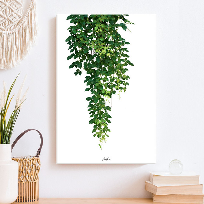 더 아트 컴퍼니 식물그림 플랜테리어 힐링 액자 33종, 캔버스액자3호(19x27.3cm)