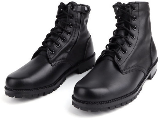 SM 국산 산악창 가죽워커 반목 지퍼 등산용 군화 예비군 전투화
