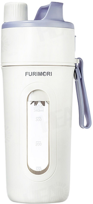 FURIMORI 無線隨行杯果汁機, 白, FU-J340
