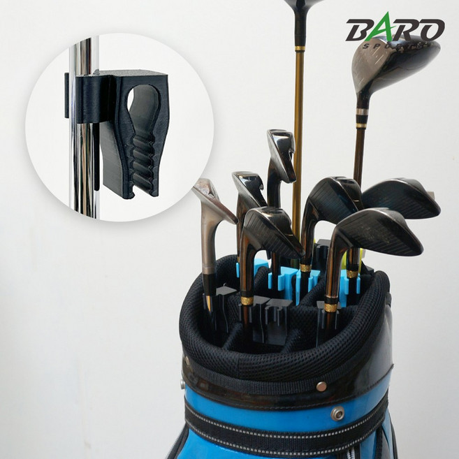 프로샷 캐디백 아이언홀더 골프백 골프채 정리 간편수납, 캐디백 홀더_블랙15개, 블랙, 1개