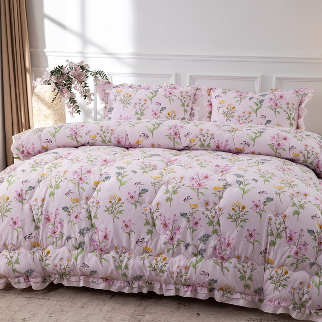 사계절 이불 베개커버 매트리스 커버 세트