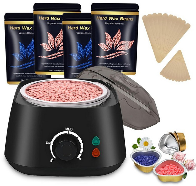 Waxing Kit for Women Hair Removal - Wax Kit Warmer Home Wax Pot Professional Machine