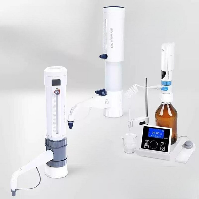 피펫 디스펜서 시약 소분 분주기 약품 샘플 병 분배기 펌프 약물 실험실 정량 과학 필러, 1개, Dispenser-F 1-10ml