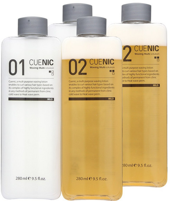 그리에이트 큐닉 웨이빙 멀티 솔루션 마일드 펌제 1제+2제 세트 웨이브 펌약, 2개, 280ml