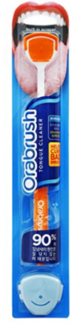 오라브러쉬 혀클리너 오렌지, 3개