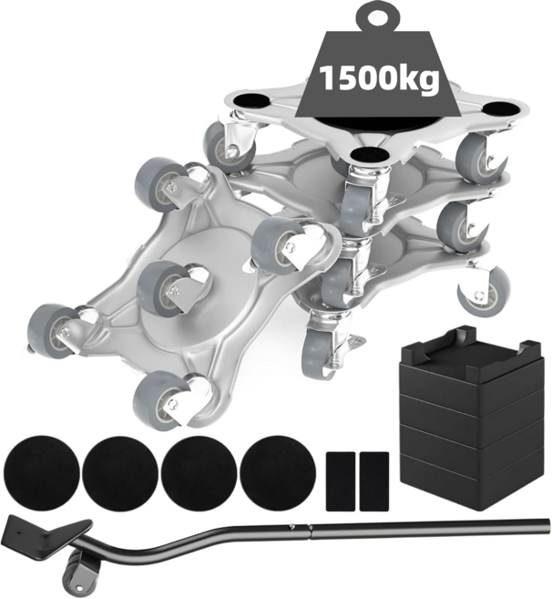 GAPINO 만능지렛대 가구이동 슬라이더 360도회전바퀴 냉장고 옮기는 도구 지렛대 세트, 1개