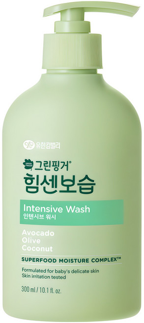 그린핑거 힘센보습 인텐시브 워시, 300ml, 1개