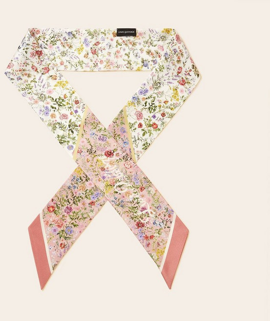 [백화점 정품] 루이까또즈 LOUIS QUATORZE 25FW 마리앤방도 실크 스카프 2ESB956