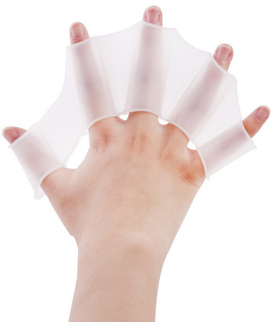 수영 개구리 실리콘 물갈퀴 스트로크 물놀이 용품 SH1112, 화이트