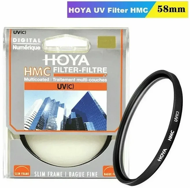 카메라 필터용품 Hoya Hmc Uv 슬림 렌즈 카메라 Nd 필름 리무버 37 40.5 43 46 49 52 55 58 62 67 72 77, 08 58mm
