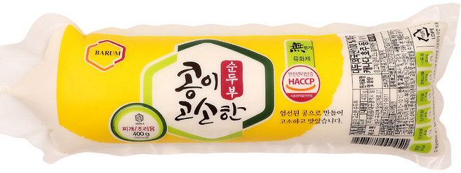푸름원 콩이고소한순두부 400G, 1개