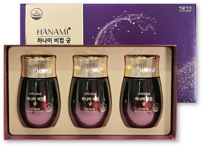 생활정원 하나미 비컴 궁 12주분, 1박스, 252정