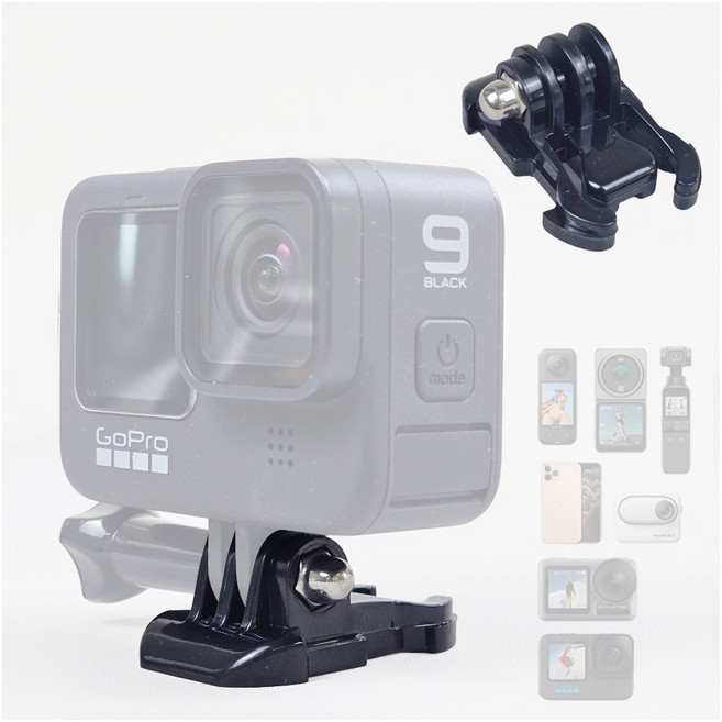호환 액션캠 마운트 퀵버클 퀵클립 퀵릴리즈 고프로 인스타360 휴대폰 오즈모, 2개, n1311 액션캠 퀵버클 퀵클립