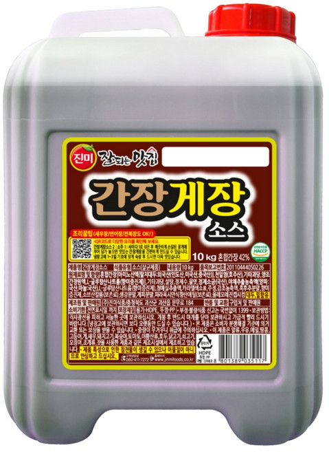 진미 간장게장소스 10kg 대용량 간장게장 전복장 새우장, 1개
