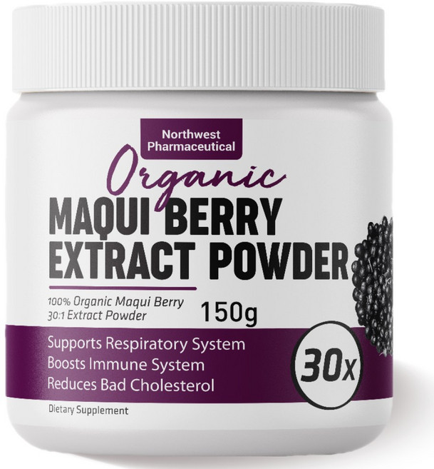 캐나다 노스웨스트 100% 칠레산 30배 농축 마키베리분말 안토시아닌 폴리페놀 300g, 1개