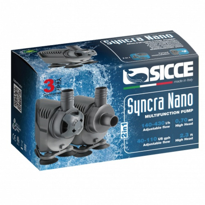 SICCE 希捷 S549 靜音奈米海陸馬達 義大利製造 沉水馬達, 1個