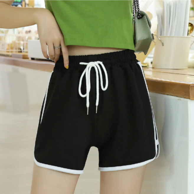 여성용 런닝 실내 고무줄 핫팬츠