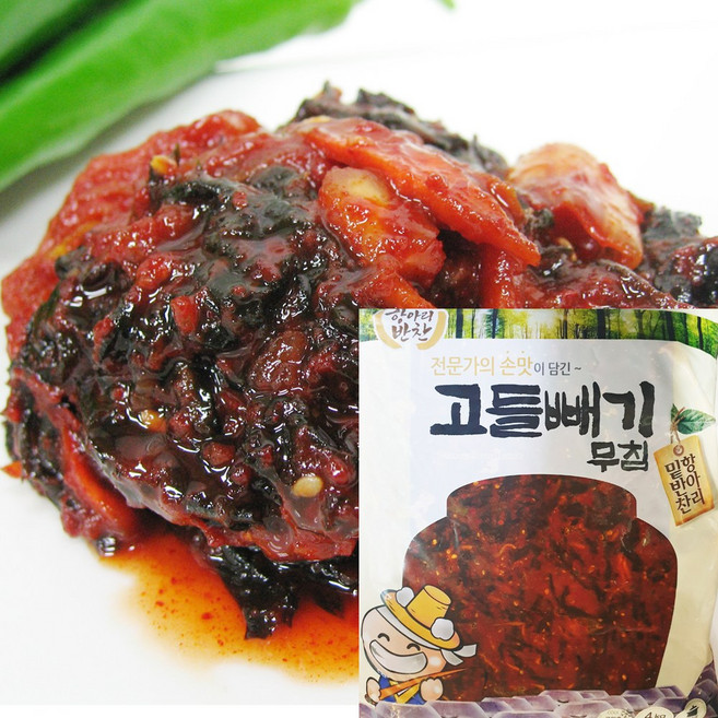 건영푸드 고들빼기무침 4kg 항아리반찬 업소용 대용량, 1개