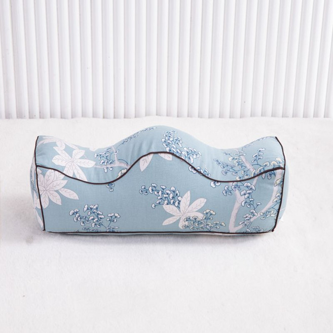 다리 베개 정맥류발생 다리 베개 노인 임산부 다리 들고 자는 침대 마사지 다리 베개 하지 높이는 베개, 다른 해안 블루, 55X17X17cm