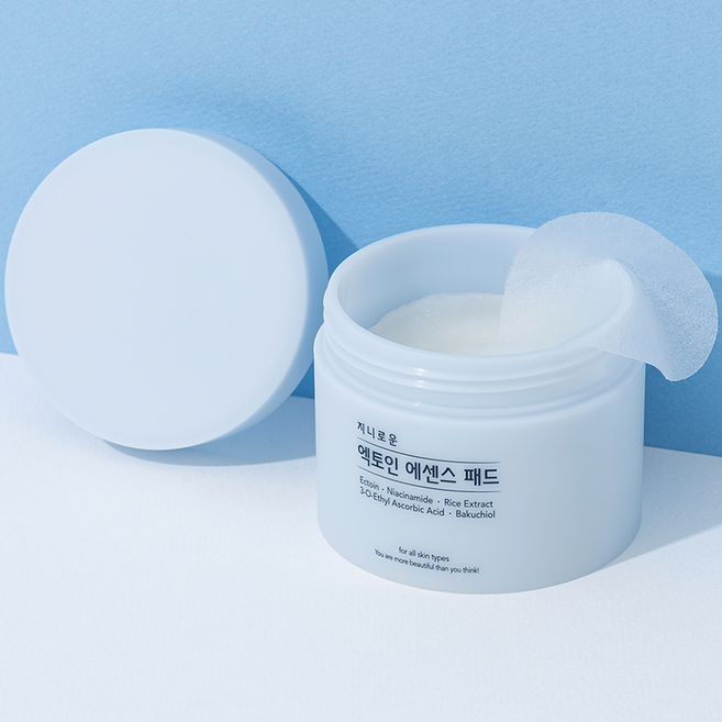 토너패드 진정 보습 엑토인 에센스 패드 민감피부 저자극 수분패드 각질케어 지니로운, 1개, 90매입