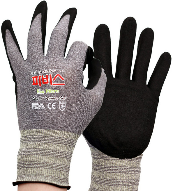 HORSE POWER 홀스파워 ECO 마이크로 멜란지 식자재 등산 FDA승인 에코장갑, 1개, 에코_멜란지그레이L