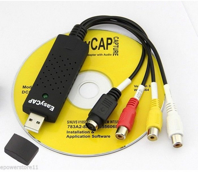 JIBAIHUO USB 변환 비디오 테이프 이지캡쳐 이지캡처 이지캡 1개