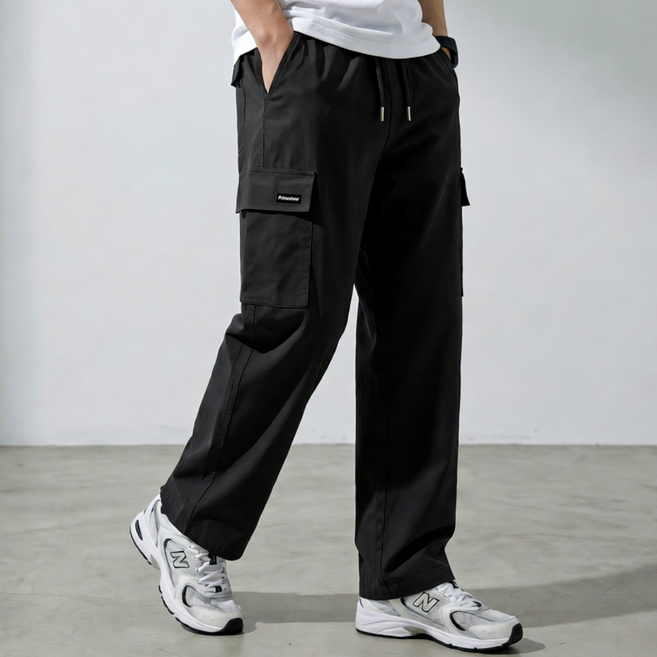 프라임스톤 남자 카고 작업복 바지 고탄력 스판 밴딩 팬츠