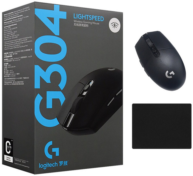 9위 - 로지텍 G304 LIGHTSPEED 게이밍 무선 마우스 병행 정품박스 + 스토리링크 마우스패드, G304 (