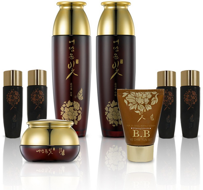 예담윤빛 윤진결 여성 기초 화장품 4종 세트, 1세트