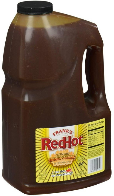 업소용 대용량 프랭크 레드핫 Frank's RedHot Stingin Honey Garlic Sauce 코셔 스팅인 허니 갈릭 소스, 3개