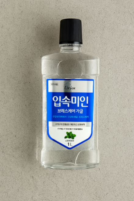 입속미인 브레스 케어 가글 구강청결제 스피어민트향, 2개, 1L