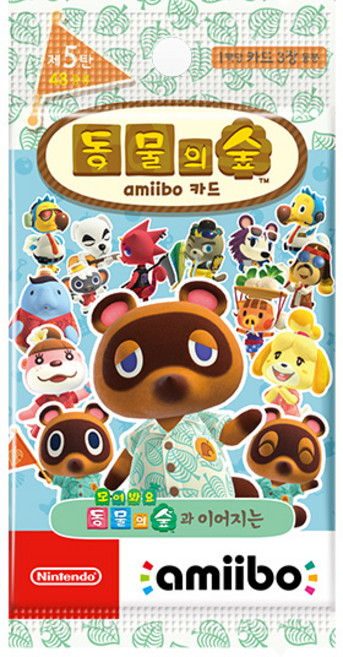 닌텐도 동물의 숲 amiibo 카드 제5탄 랜덤발송 3p, 1개