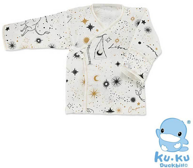 酷咕鴨 KUKU PLUS 十二星座反手袖紗布肚衣