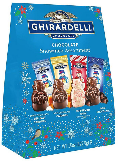 GHIRARDELLI 홀리데이 초콜릿 눈사람 모음 425.2g(15온스) 백, 1, 427.9g