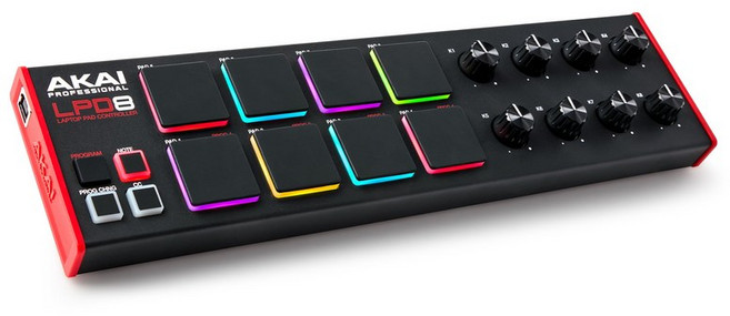 Akai Professional USB MIDI MPC x 8 x 8 MacWin PC LPD8 (아카이 프로) 패드 컨트롤러 드럼