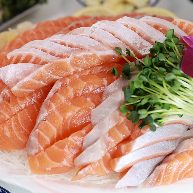 가락시장 노다지수산 [연어회] 프리미엄 노르웨이 연어 회, 1세트, 소(2인분, 500g)