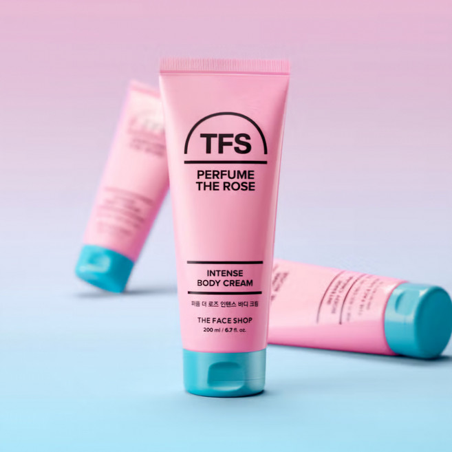 더페이스샵 퍼퓸 더 로즈 인텐스 바디 크림 200 ml 고보습 바디크림 바디로션 수분충전 보습크림 바디케어 저자극 퍼퓸바디크림 바디오일 바디미스트, 3개, 200ml
