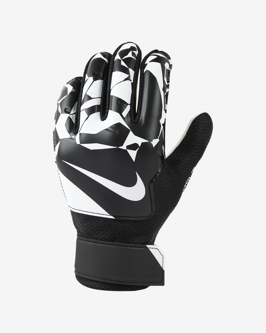 나이키 MATCH JR.BIG KID'S GOALKEEPER SOCCER GLOVES 유소년용 골키퍼 장갑, 1개, black+white