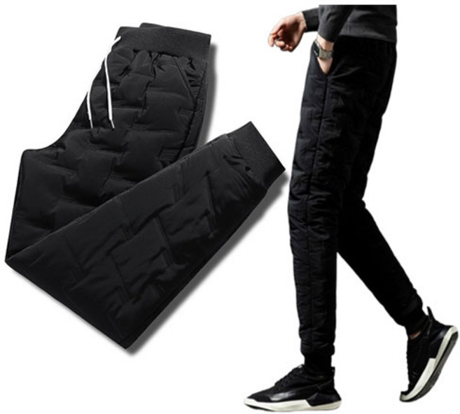 캠인노크 겨울 패딩 바지 고주파 누빔 작업복 방한 방풍 바지