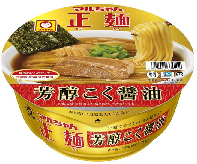 일본 마루짱 세이멘 쇼유 차슈 119gX12개 간장라면 일본컵라면 일식 우동 라멘, 12개