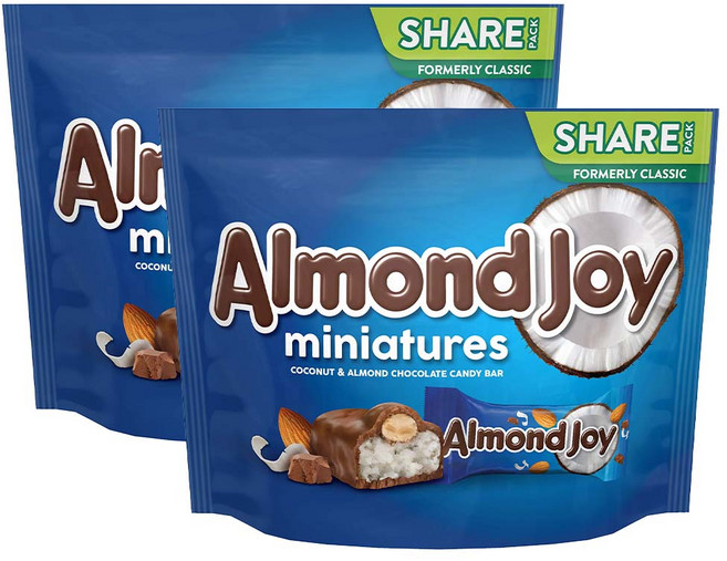 아몬드 조이 코코넛 아몬드 초콜릿 미니어처 289g, 2개