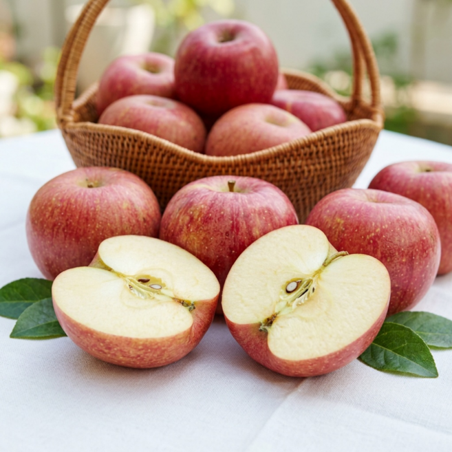 정성농원 선물용 경북 청송 안동 정품 고당도 부사사과, 1박스, 선물용_5kg_대과